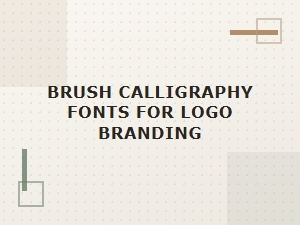 Brush Handwriting Fonts for Logo Branding