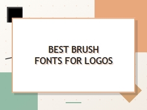 Free Brush Fonts for Logo Design